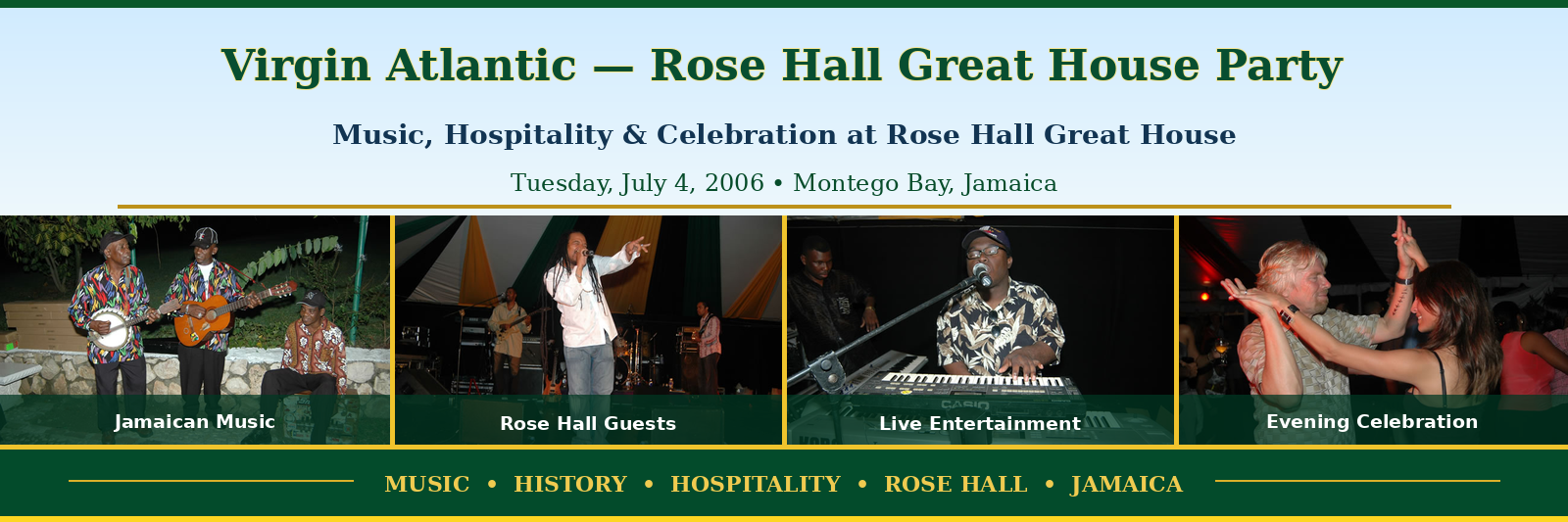 Rose Hall Great House Party header